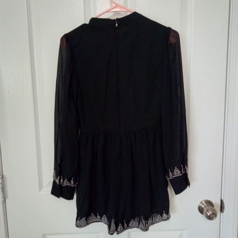 Anthropologie House Of Harlow 1960 Women's Hendrix Romper Black Size Small - Picture 6 of 11